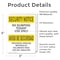 Signmission No Dumping Tenant Only Bilingual OSHA Security Notice Sign, Vinyl Decal, 3.5in W x 5in L, 2PK OS-2PACK-SN-D-35-L-11600 - alternate 5